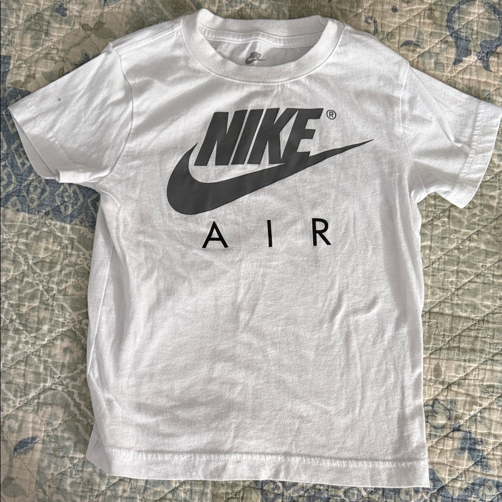 Nike Kids White and Gray Air T-Shirt